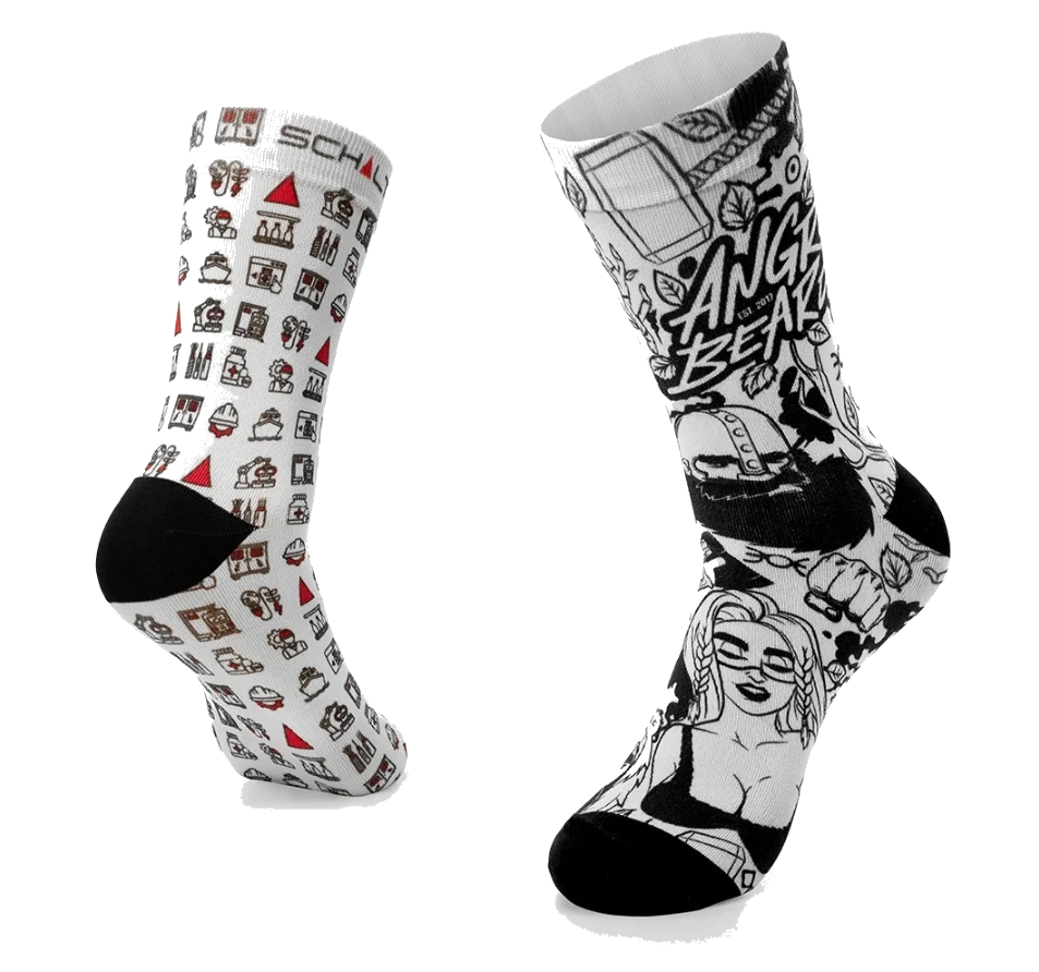 Printed corporate socks